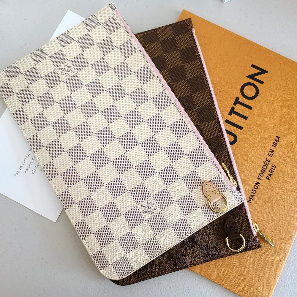 Louis Vuitton Neverfull Pochete Damier Azur - Picture 5 of 14